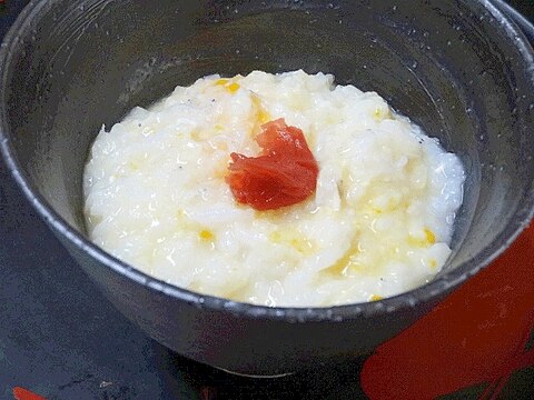 夏の薬膳粥☆　「大根おろし卵粥」